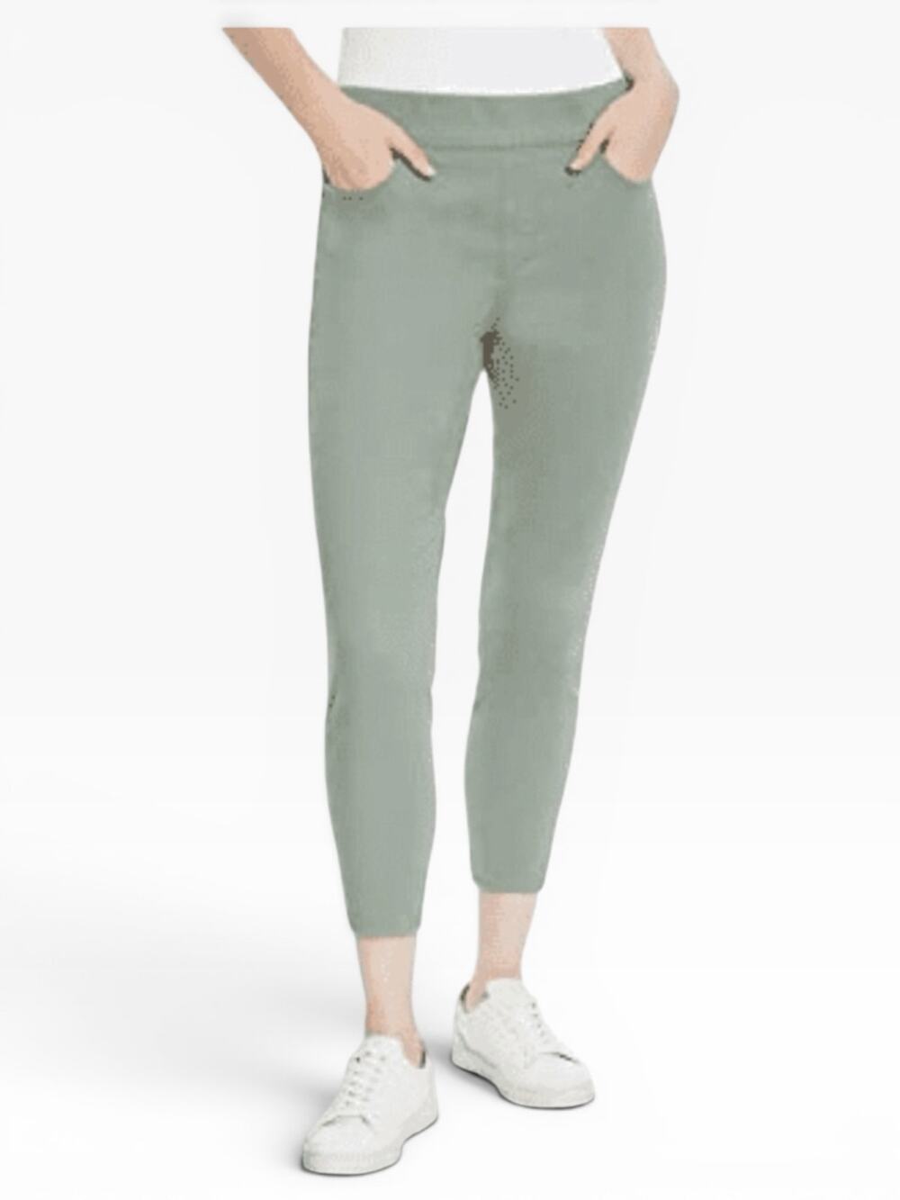 Gloria Vanderbilt Pull-On Crop Jeans Women 10 Green NWT